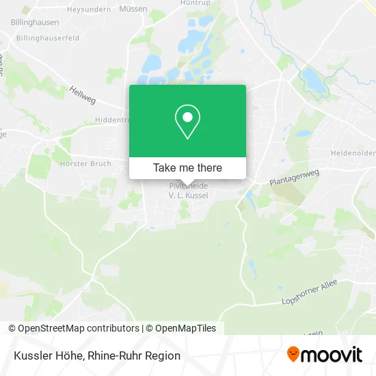 Карта Kussler Höhe
