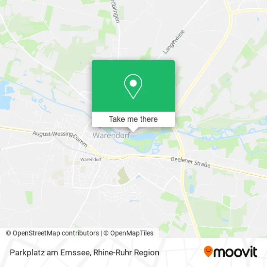 Карта Parkplatz am Emssee
