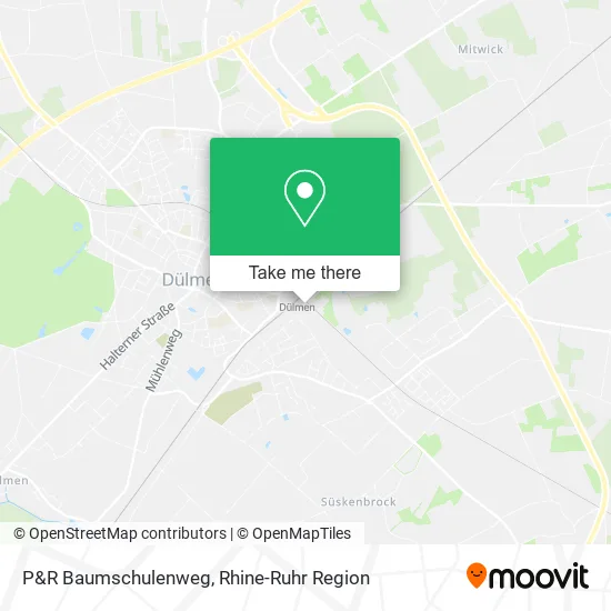 Карта P&R Baumschulenweg