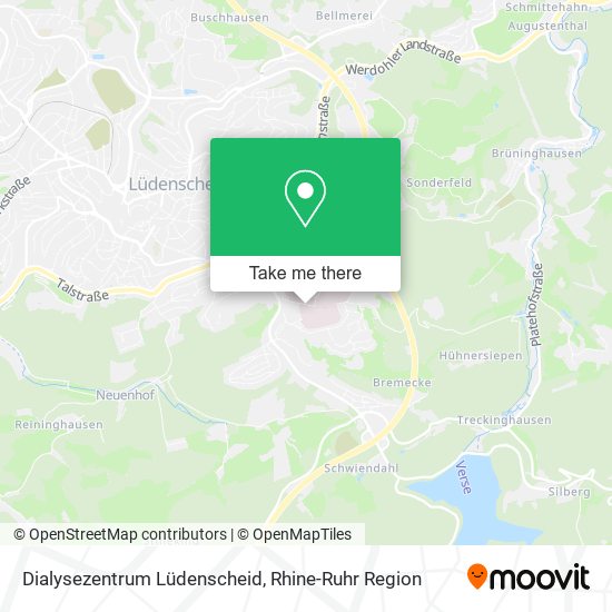 Dialysezentrum Lüdenscheid map