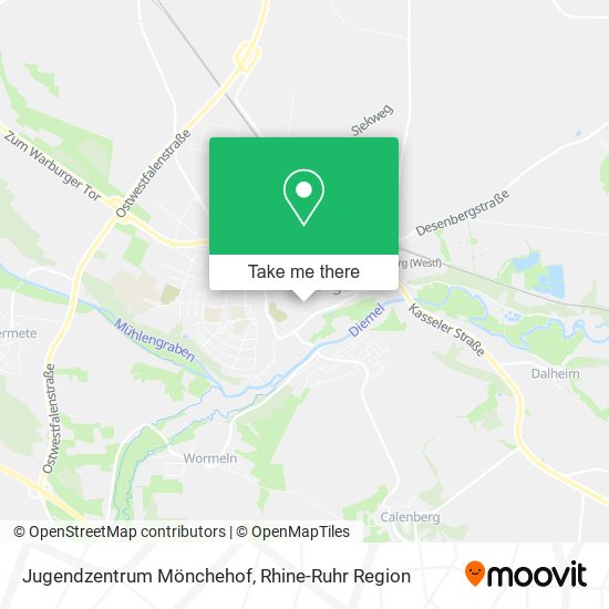 Jugendzentrum Mönchehof map