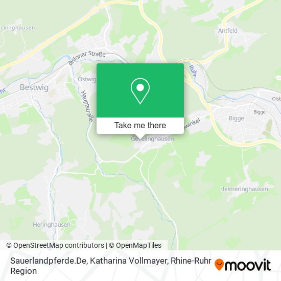 Sauerlandpferde.De, Katharina Vollmayer map