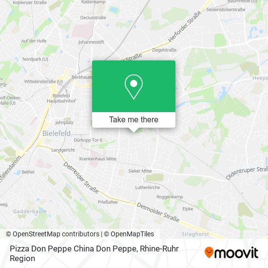 Pizza Don Peppe China Don Peppe map