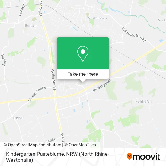 Kindergarten Pusteblume map