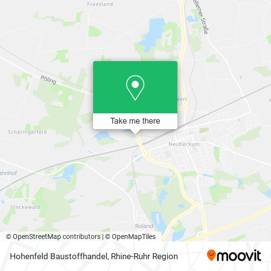 Hohenfeld Baustoffhandel map