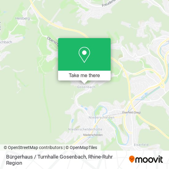Bürgerhaus / Turnhalle Gosenbach map