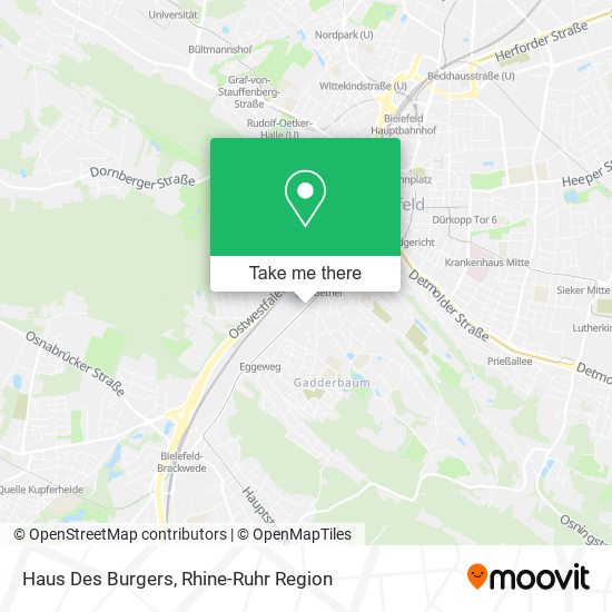 Haus Des Burgers map