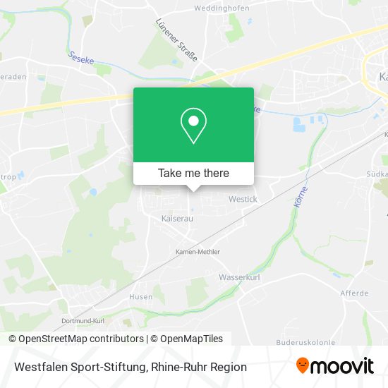 Westfalen Sport-Stiftung map