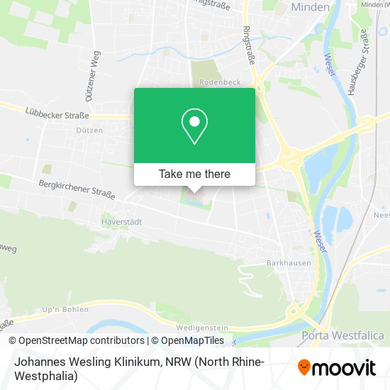 Johannes Wesling Klinikum map