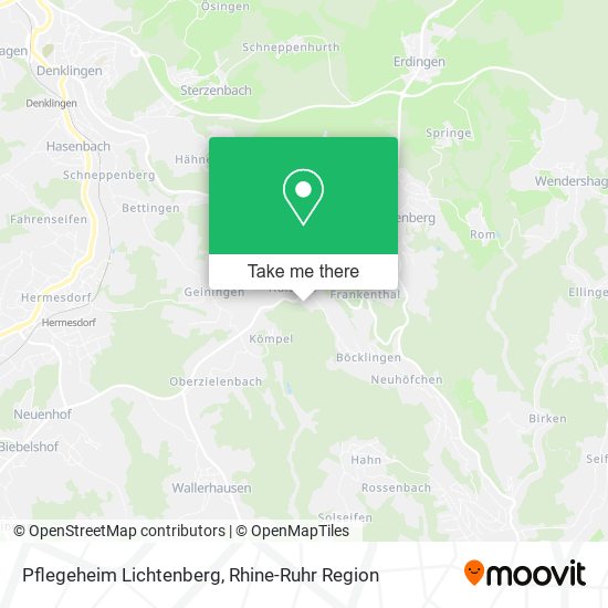Pflegeheim Lichtenberg map