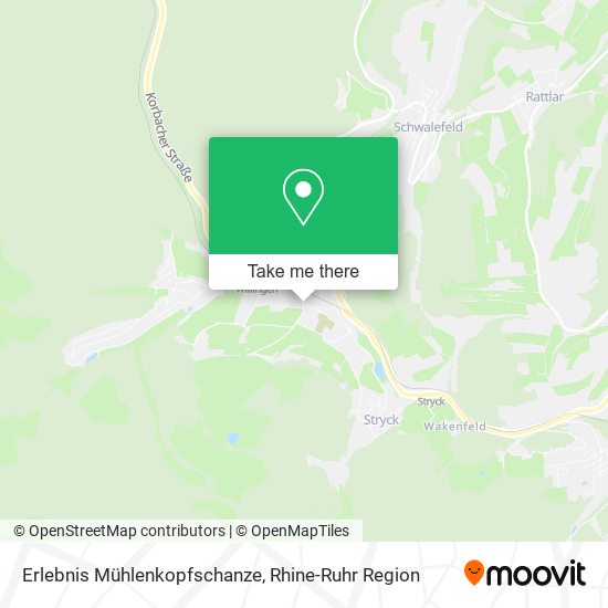 Карта Erlebnis Mühlenkopfschanze