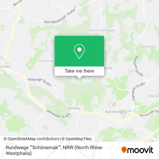 Rundwege ""Schönemak"" map