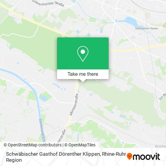 Карта Schwäbischer Gasthof Dörenther Klippen