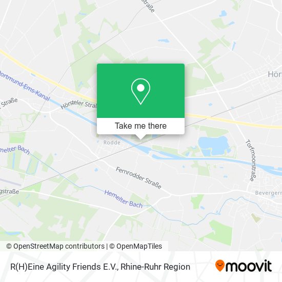 R(H)Eine Agility Friends E.V. map