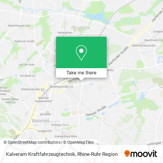 Карта Kalveram Kraftfahrzeugtechnik
