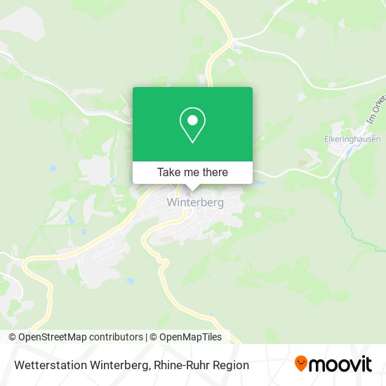 Wetterstation Winterberg map