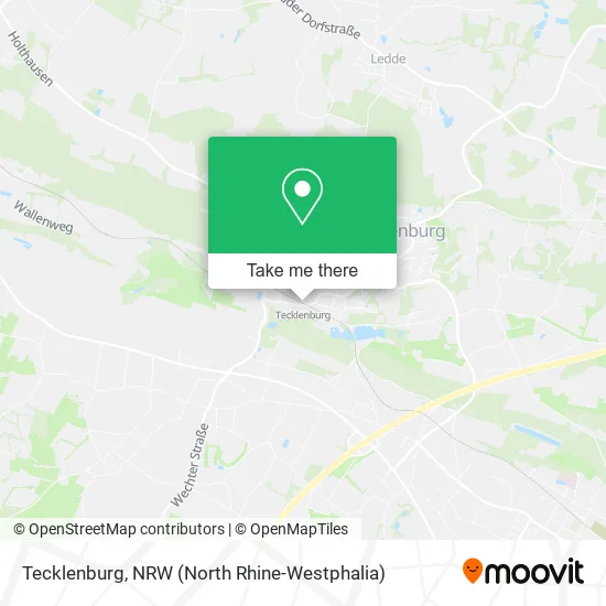 Карта Tecklenburg