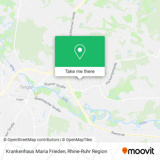 Krankenhaus Maria Frieden map
