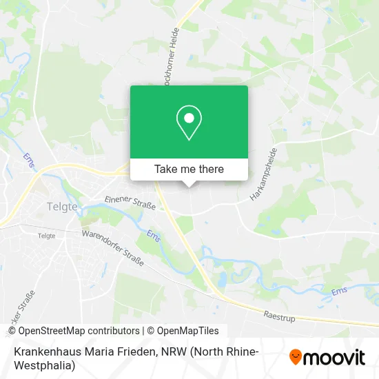 Krankenhaus Maria Frieden map