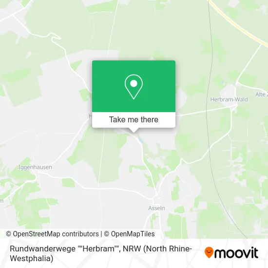 Rundwanderwege ""Herbram"" map