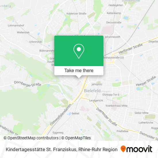 Карта Kindertagesstätte St. Franziskus