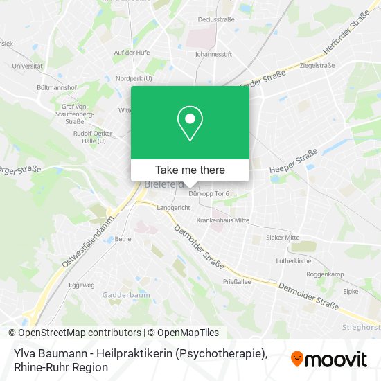 Ylva Baumann - Heilpraktikerin (Psychotherapie) map