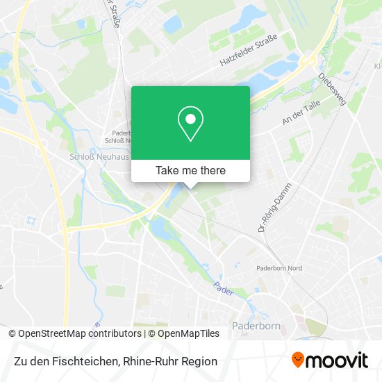 Карта Zu den Fischteichen
