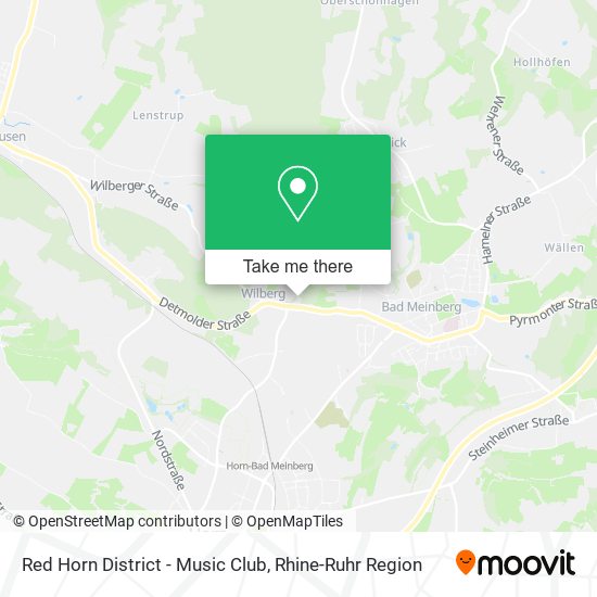 Red Horn District - Music Club map