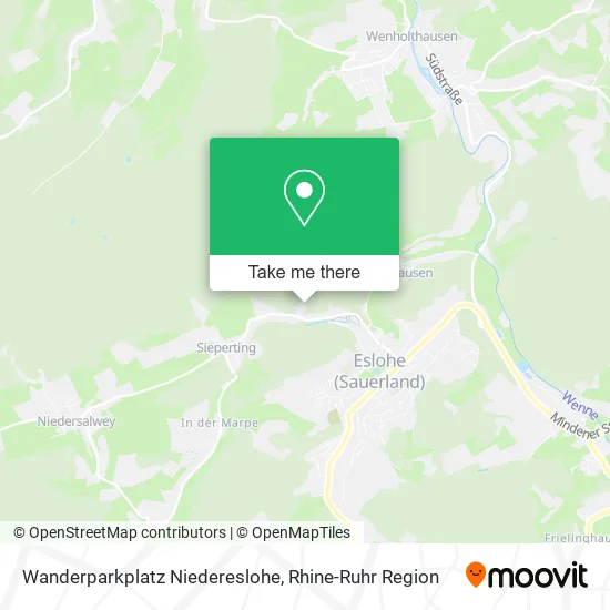 Карта Wanderparkplatz Niedereslohe