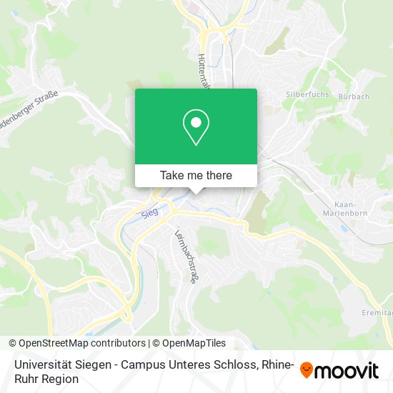 Universität Siegen - Campus Unteres Schloss map