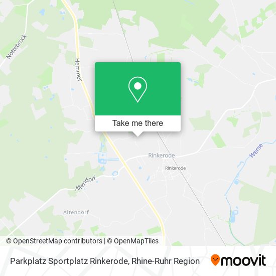Карта Parkplatz Sportplatz Rinkerode