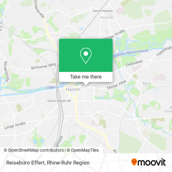 Карта Reisebüro Effert