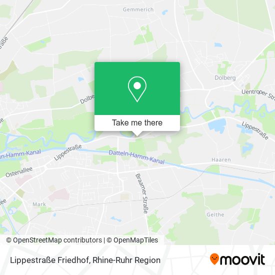 Lippestraße Friedhof map