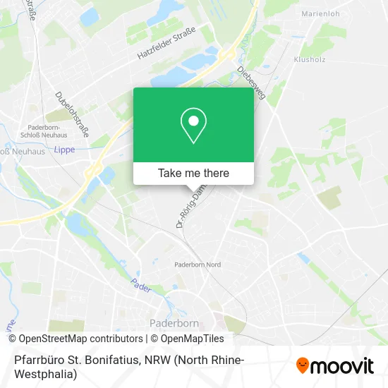 Pfarrbüro St. Bonifatius map