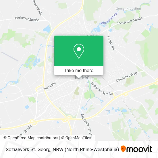 Sozialwerk St. Georg map