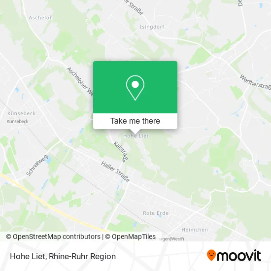 Карта Hohe Liet