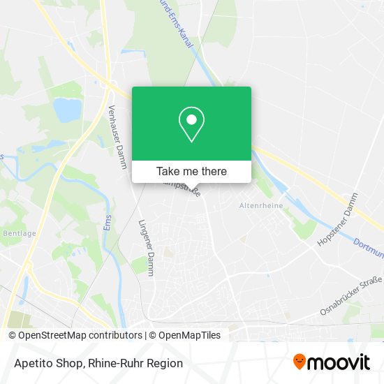 Apetito Shop map