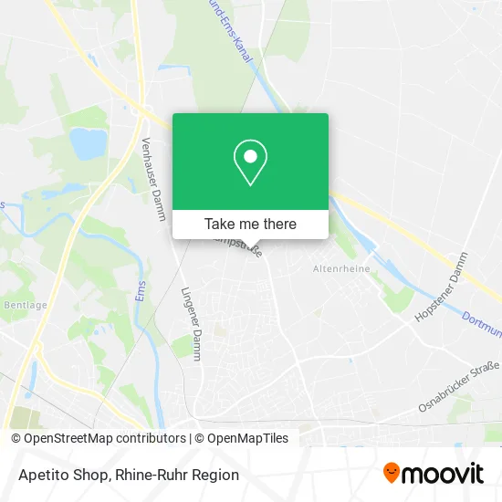 Карта Apetito Shop