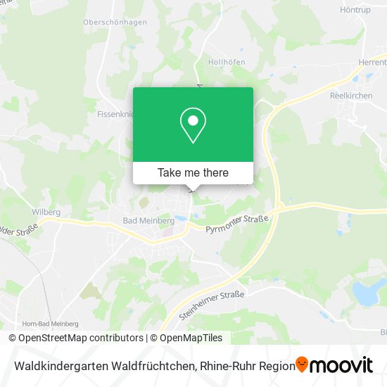 Waldkindergarten Waldfrüchtchen map