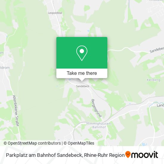 Parkplatz am Bahnhof Sandebeck map