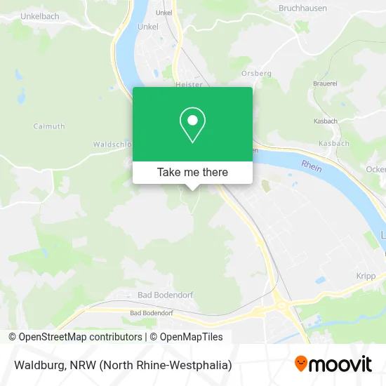 Waldburg map
