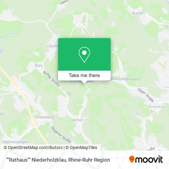 ""Rathaus"" Niederholzklau map
