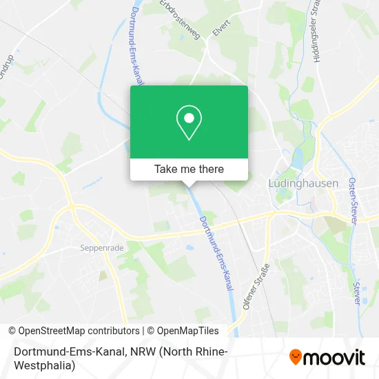 Dortmund-Ems-Kanal map