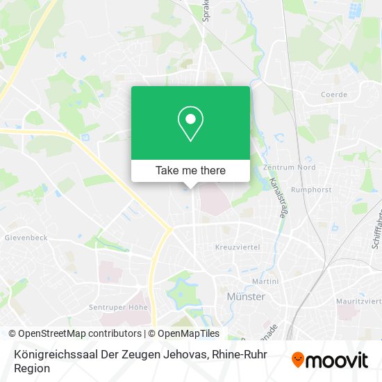 Königreichssaal Der Zeugen Jehovas map