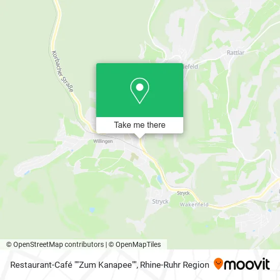 Карта Restaurant-Café ""Zum Kanapee""