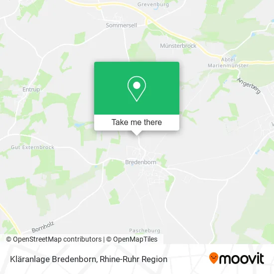 Карта Kläranlage Bredenborn
