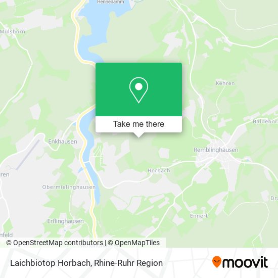 Laichbiotop Horbach map