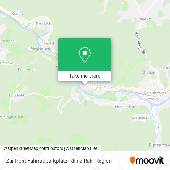 Zur Post Fahrradparkplatz map