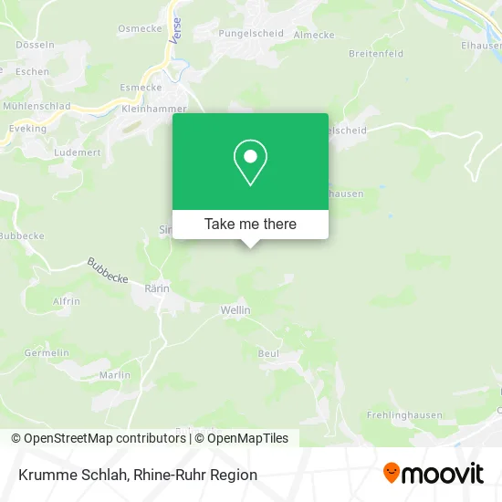 Карта Krumme Schlah