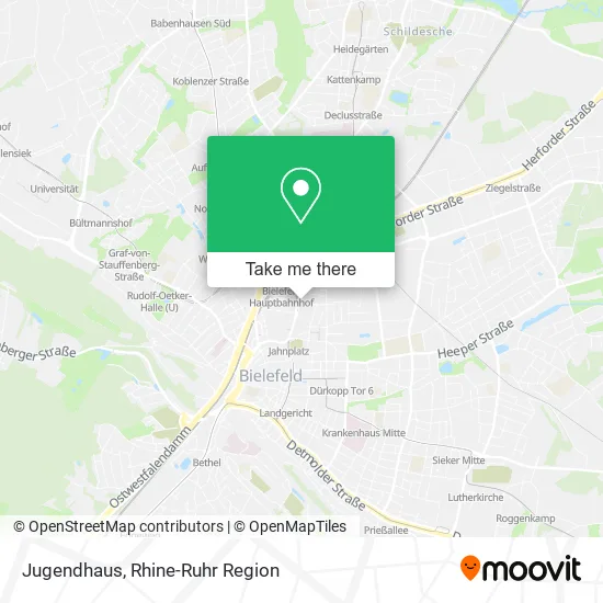 Карта Jugendhaus